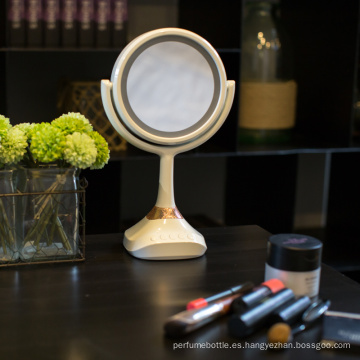 Nuevo espejo caliente del maquillaje de la música del altavoz del bluetooth de los productos 2017 con la luz del LED